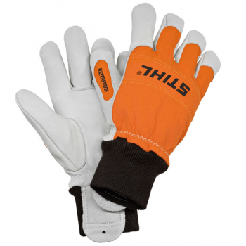 Перчатки кожаные красные непродуваемые STIHL L