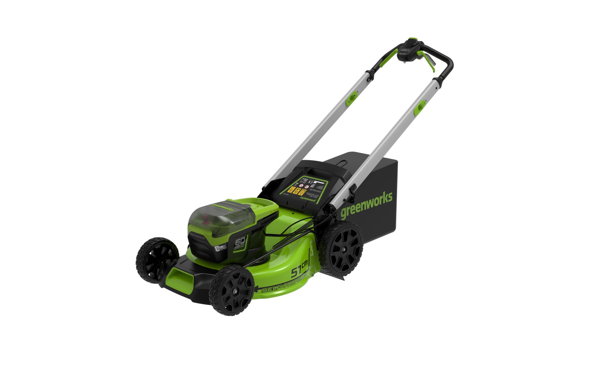 Газонокосилка аккумуляторная GreenWorks GD60LM51SPK4 (АКБ 1х4Ач + ЗУ)