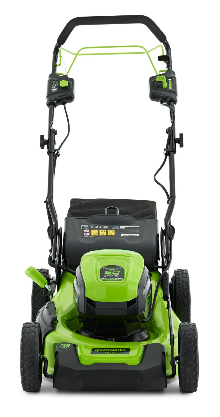 Газонокосилка аккумуляторная GreenWorks GD60LM46SPK4 (АКБ 1х4Ач + ЗУ)