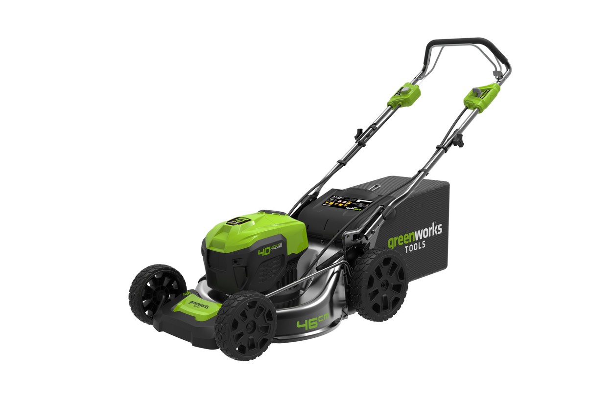 Газонокосилка аккумуляторная GreenWorks GD40LM46SPK4 (АКБ 1х4Ач + ЗУ)