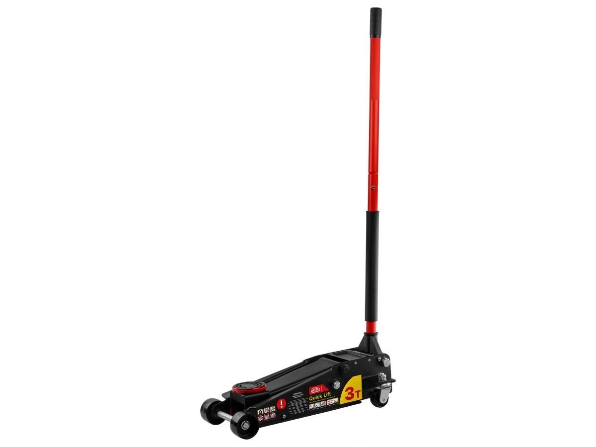 Домкрат подкатной 3т быстрый подъем 130-465мм STARTUL AUTO (h min 130мм, h max 465мм, Quick LIFT)