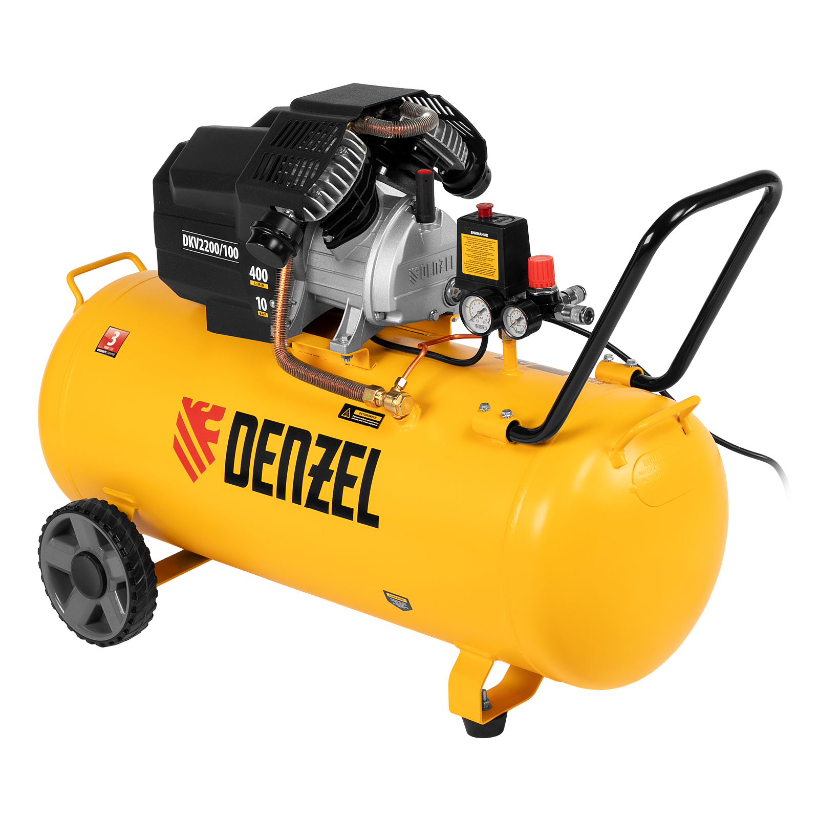 Компрессор воздушный Denzel DKV2200/100