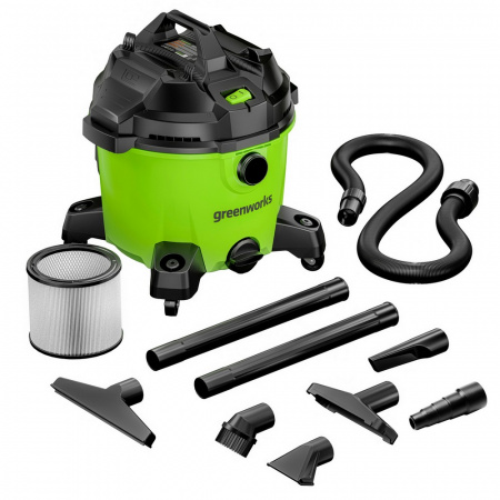 Строительный пылесос GreenWorks G120WDV