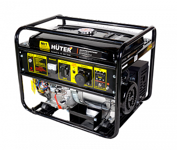 Бензиновый электрогенератор Huter DY9500LX-3 с электростартером