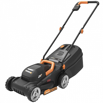 Аккумуляторная газонокосилка Worx WG730E (акб 4,0А/ч + з/у)