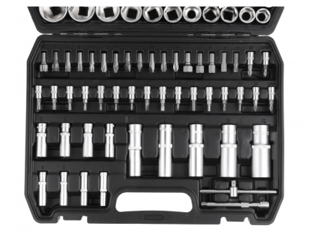Набор головок и бит 108пр. TREK (1/4", 1/2", 6 граней)