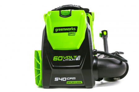 Ранцевая аккумуляторная воздуходувка GreenWorks GD60BPB (без АКБ и ЗУ)