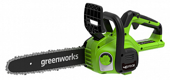 Цепная пила аккумуляторная GreenWorks G40CS30IIK4 (АКБ 1х4Ач + ЗУ)