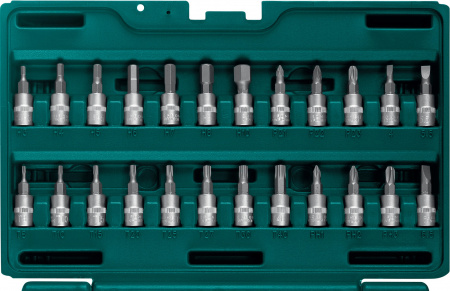 KRAFTOOL X-Drive, 57 предм., (1/4″), универсальный набор инструмента (27885-H57)