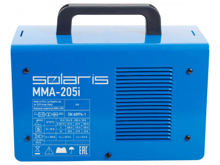 Инвертор сварочный Solaris MMA-205