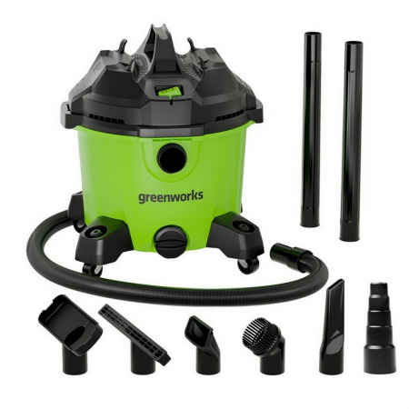 Строительный пылесос GreenWorks G120WDV