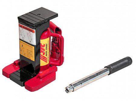Домкрат гидравлический бутылочный двухуровневый 6т, высота подъема 212-322мм JTC