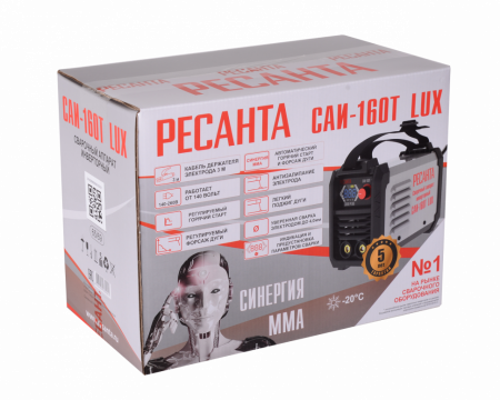 Сварочный аппарат инверторный Ресанта САИ 160T LUX