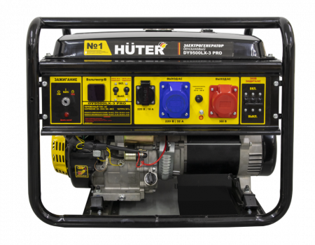 Бензиновый электрогенератор Huter DY9500LX-3 PRO