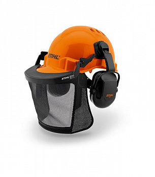 Каска с нейлоновой сеткой и наушниками STIHL Function Basic