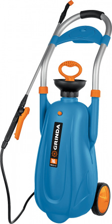 Переносной опрыскиватель Grinda PROLine PW-16 16л с широкой горловиной на колёсах