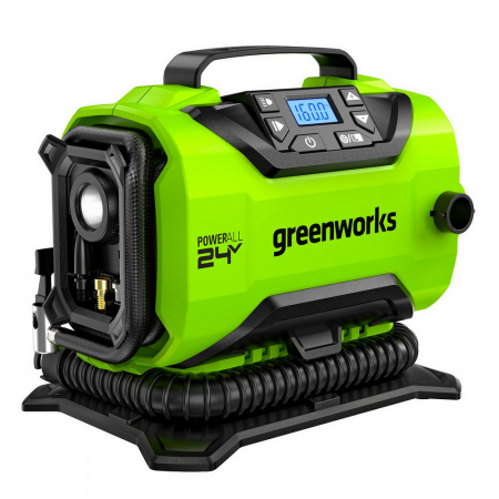 Компрессор автомобильный аккумуляторный GreenWorks ACG301 (без АКБ и ЗУ)