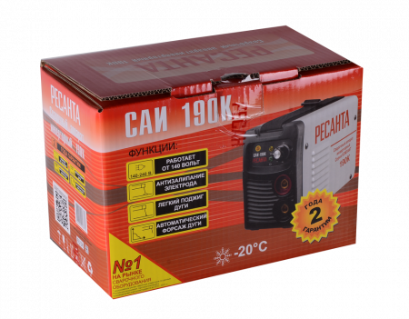 Сварочный аппарат инверторный Ресанта САИ 190К