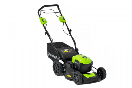 Газонокосилка аккумуляторная GreenWorks GD40LM46SPK4 (АКБ 1х4Ач + ЗУ)