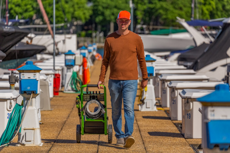 Мойка высокого давления аккумуляторная GreenWorks GDPW60DP (без АКБ и ЗУ)
