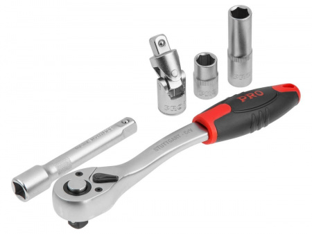 Набор головок и бит 108пр. 1/4",1/2" PRO STARTUL STUTTGART (PRO-108S) (6 граней)