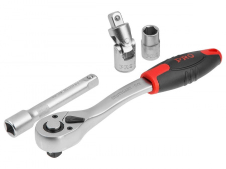 Набор головок и ключей 82пр. 1/4",1/2" PRO STARTUL STUTTGART (PRO-082S) (6 граней)