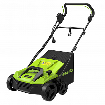 Аэратор-скарификатор электрический GreenWorks GDT15