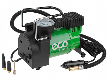 Компрессор автомобильный ECO AE-013-4 (12 В, 130 Вт, 35 л/мин, 10 бар (манометр 7 бар) (AE-013-4)