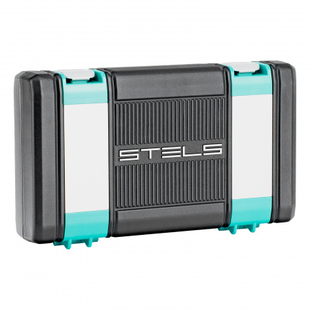 Набор инструментов, 1/4", CrV, пластиковый кейс 57 предметов Stels