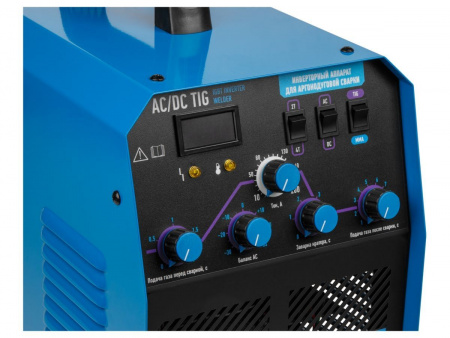 Инверторный аппарат аргонодуговой сварки Solaris TIG-220 AC/DC