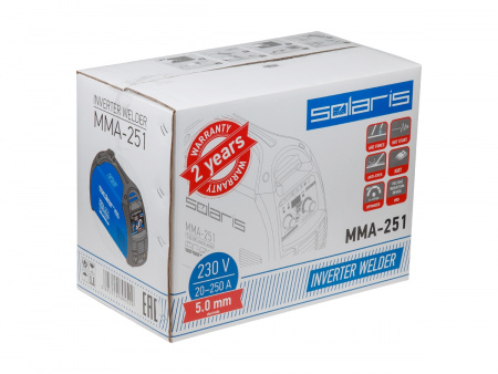 Инвертор сварочный Solaris MMA-251