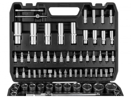 Набор головок и бит 108пр. 1/4",1/2" PRO STARTUL STUTTGART (PRO-108S) (6 граней)