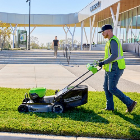 Газонокосилка аккумуляторная GreenWorks LM221S (без АКБ и ЗУ)