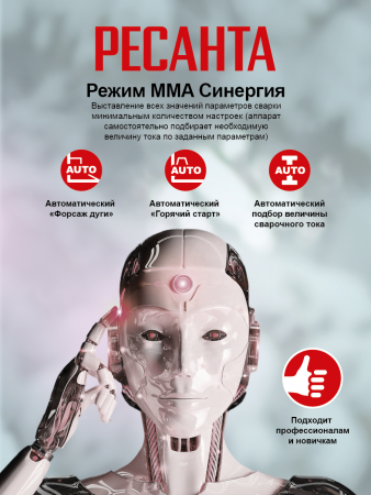 Сварочный аппарат инверторный Ресанта САИ 160T LUX