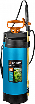 Переносной опрыскиватель Grinda PROLine PT-8 8л с широкой горловиной и упорами для ног