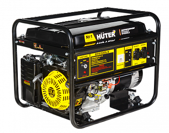 Бензиновый электрогенератор Huter DY6500LX с электростартером