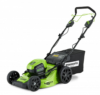 Газонокосилка аккумуляторная GreenWorks GD60LM46SP (без АКБ и ЗУ)