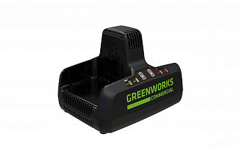 Быстрое зарядное устройство для двух аккумуляторов GreenWorks G82C2 82V 8А