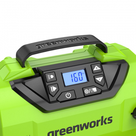 Компрессор автомобильный аккумуляторный GreenWorks ACG301 (без АКБ и ЗУ)