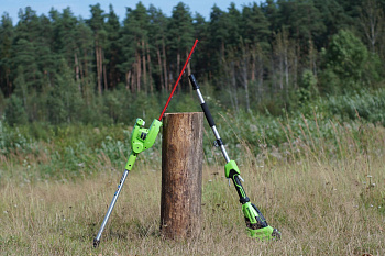 Кусторез штанговый аккумуляторный GreenWorks G40PHA (без АКБ и ЗУ)