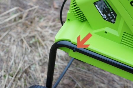 Измельчитель садовый электрический GreenWorks GACSB