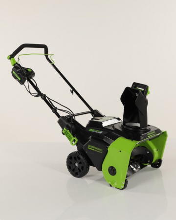 Снегоуборщик аккумуляторный GreenWorks GD82STK5 (АКБ 1х5Ач + ЗУ)
