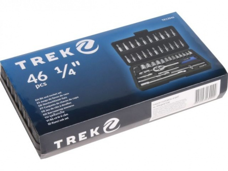 Набор головок и бит 46пр. TREK (1/4\", 6 граней) (TR13046)