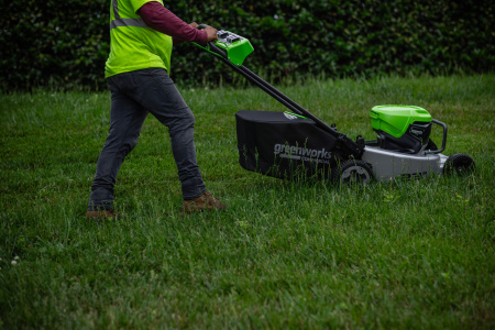Газонокосилка аккумуляторная GreenWorks LM221S (без АКБ и ЗУ)