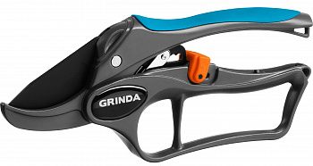 GRINDA P-33, 200 мм, закаленная сталь, с храповым механизмом, алюминиевые рукоятки с эфесом
