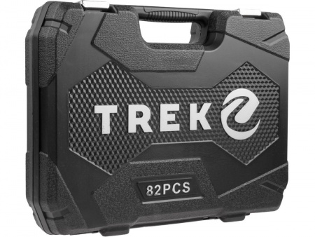 Набор головок и ключей 82пр. TREK (1/4", 1/2", 6 граней)