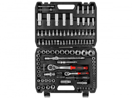 Набор головок и бит 108пр. 1/4",1/2" PRO STARTUL STUTTGART (PRO-108S) (6 граней)