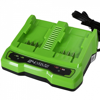 Зарядное устройство для двух аккумуляторов GreenWorks G24X2UC2 24V 2А