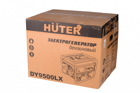 Бензиновый электрогенератор Huter DY9500LX с электростартером