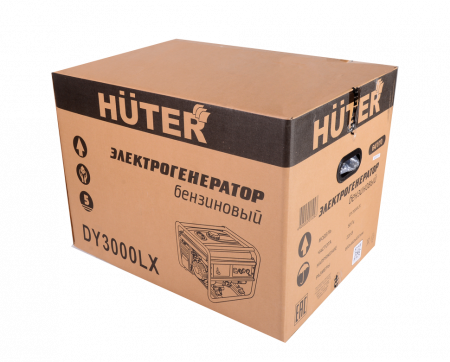 Бензиновый электрогенератор Huter DY3000LX с электростартером